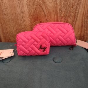 Lug bobsled and mini Choo Choo in magenta